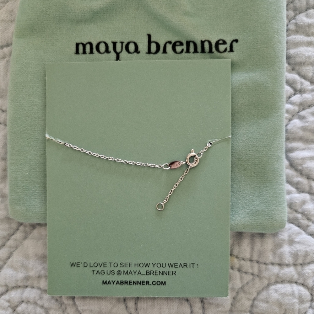 Brand New! Maya Brenner Love Bracelet Silver — image 2 of 3